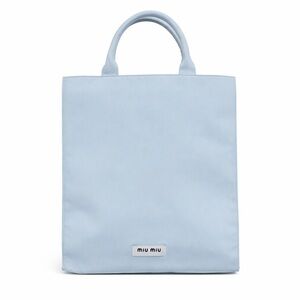 Miu Miu Beauty Light Blue Tote Bag with Dustbag